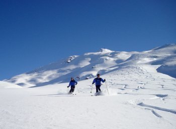 Abfahrt über die Lafasteralm