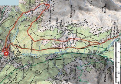 Zur Weidener Hütte übers Bettlerwegl